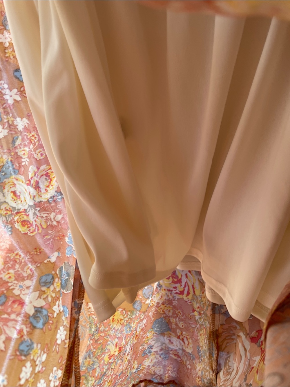 Inspired Hearts Floral Maxi Dress in Blush, Blue, Yellow - Picture 12 of 14